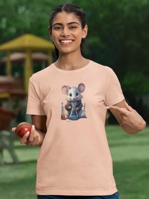 Chemistry Lab Mouse, Unisex organic cotton t-shirt