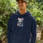 Chemistry Lab Mouse Unisex essential eco hoodie