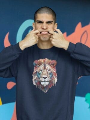 Lion Unisex eco sweatshirt