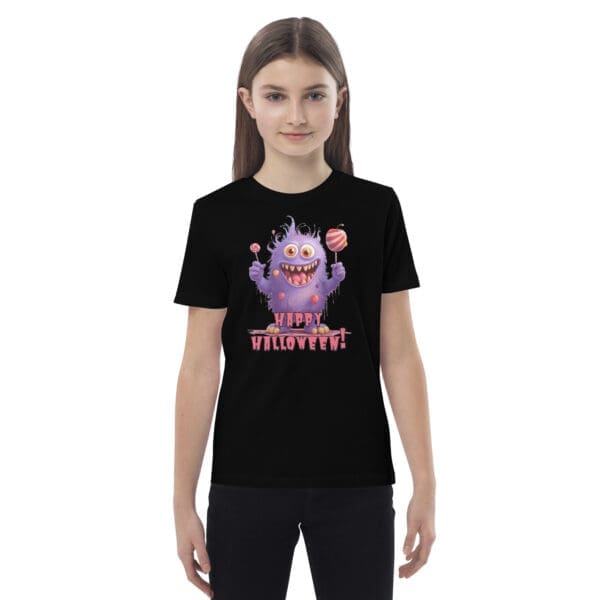Organic Halloween cotton  kids t-shirt