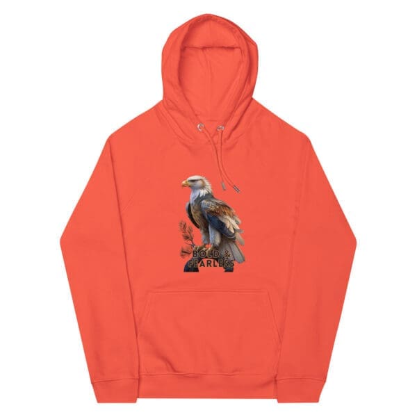 Eagle Unisex eco raglan hoodie - Image 4