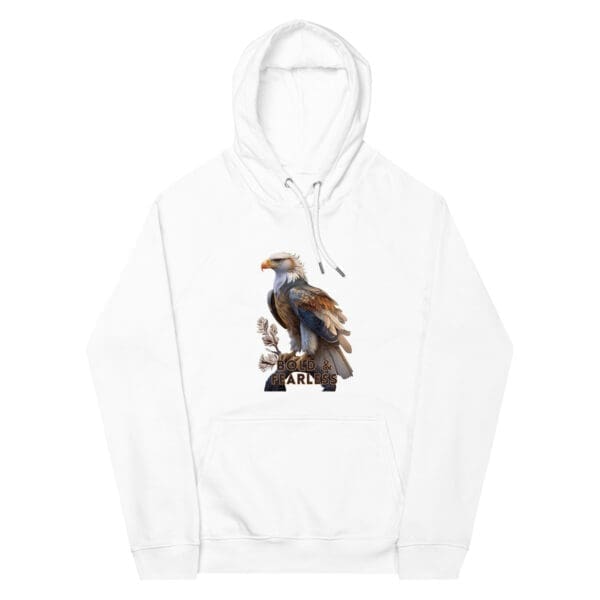 Eagle Unisex eco raglan hoodie - Image 5