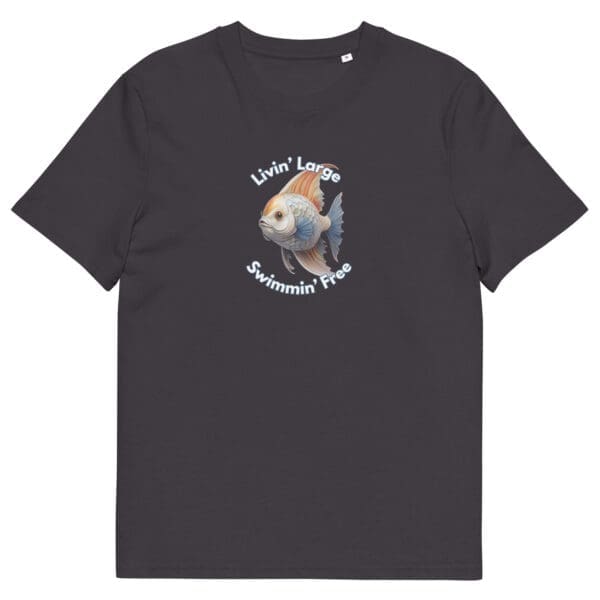 Fish Unisex organic cotton t-shirt - Image 2
