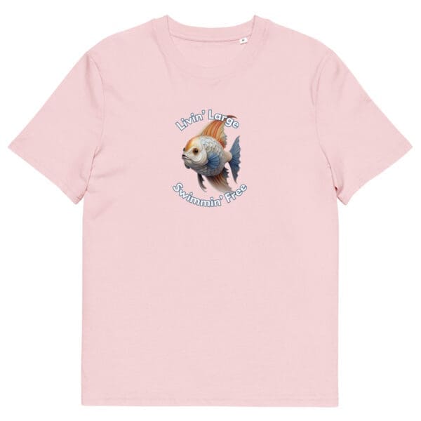 Fish Unisex organic cotton t-shirt - Image 5