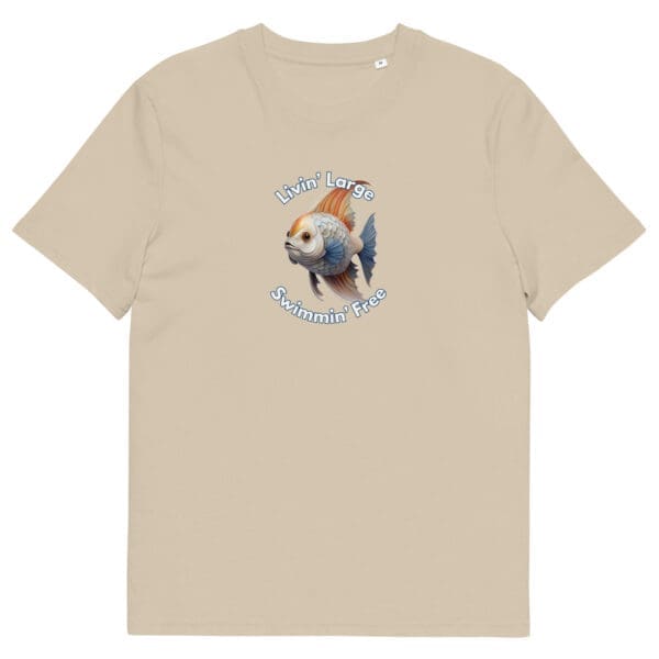 Fish Unisex organic cotton t-shirt - Image 4