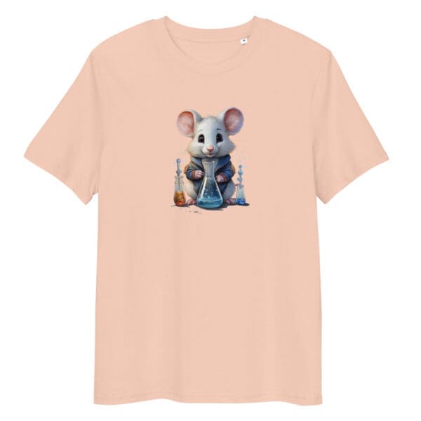 Chemistry Lab Mouse, Unisex organic cotton t-shirt - Image 5
