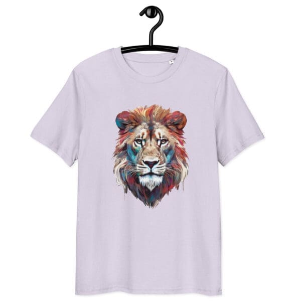 Lion T-shirt, Unisex organic cotton t-shirt - Image 5