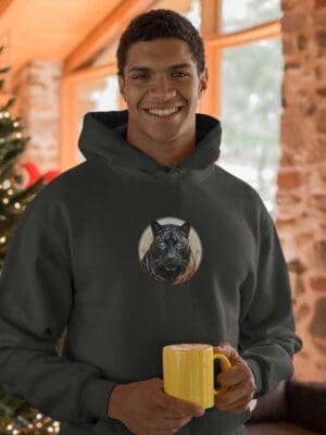 Black Panther Unisex eco raglan hoodie