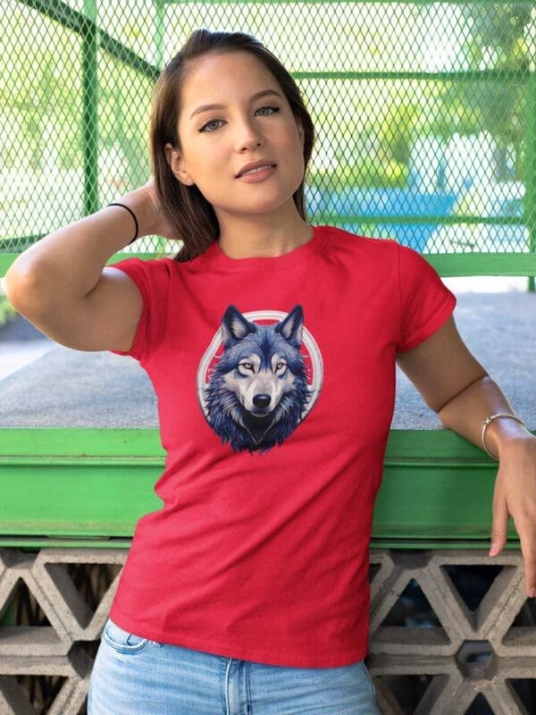 Siberian Wolf Unisex organic cotton t-shirt
