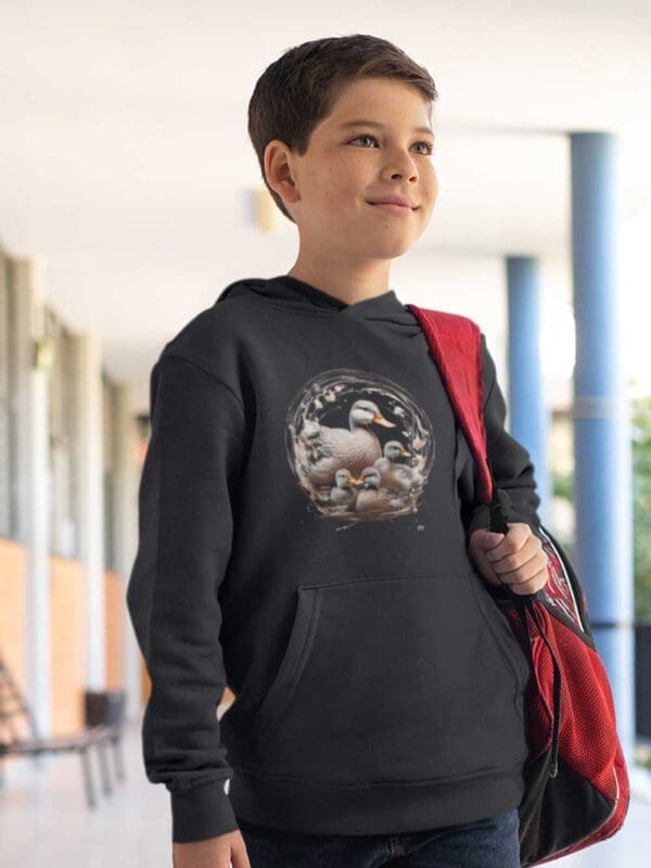 Duck Family Kids eco hoodie