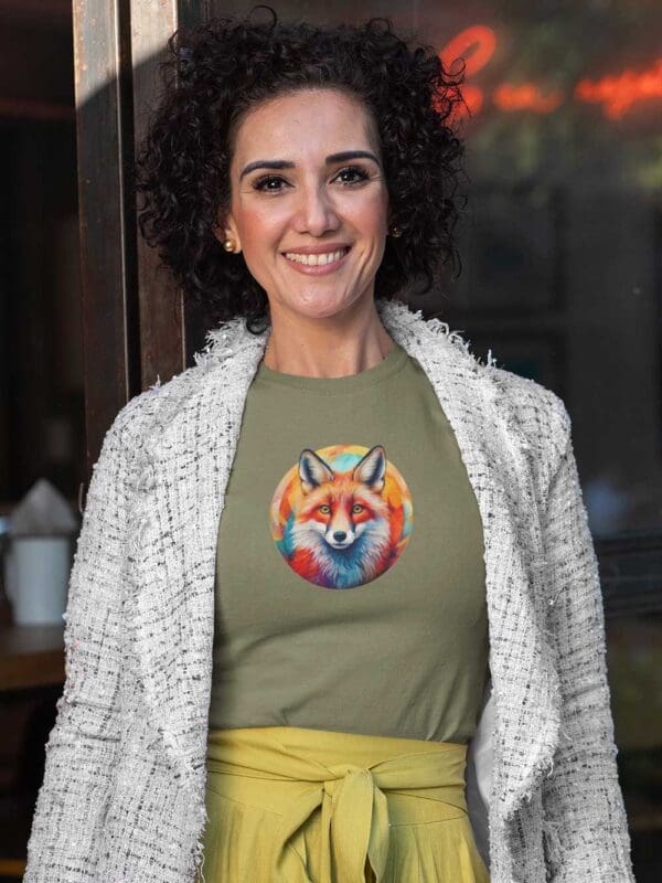 Curious Fox Unisex organic cotton t-shirt