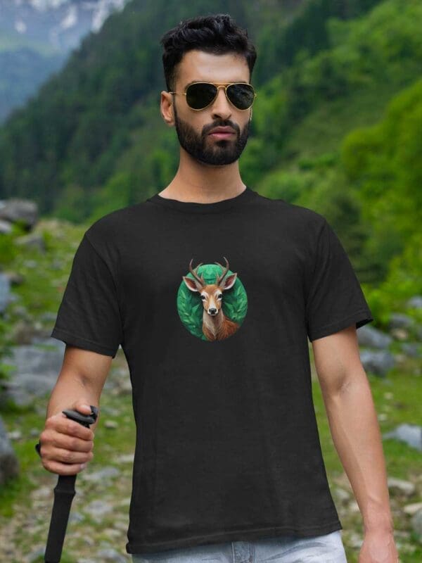 Deer Unisex organic cotton t-shirt
