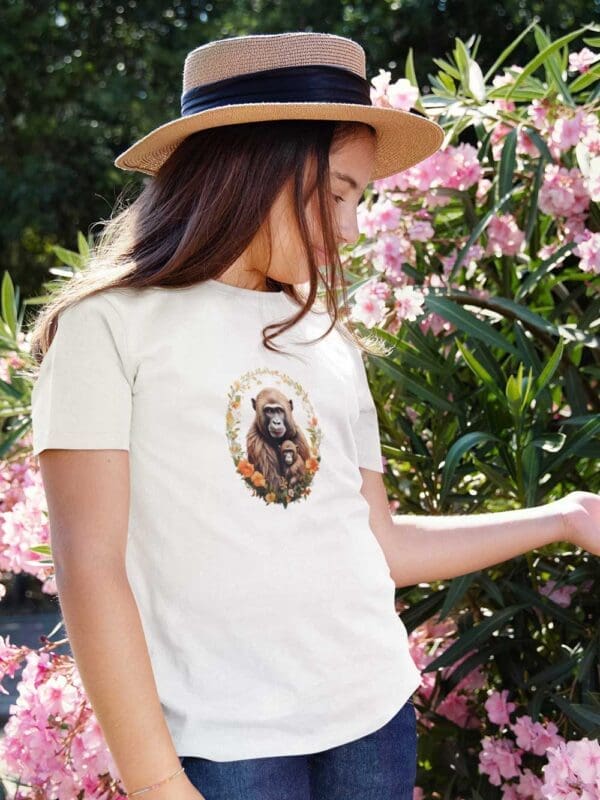 Ape Mother and Baby Organic cotton kids t-shirt