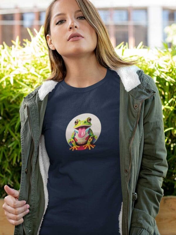 Colored Frog Unisex organic cotton t-shirt