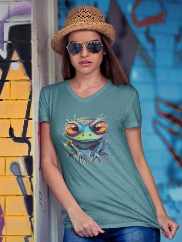 Frog T-shirt, Unisex organic cotton t-shirt