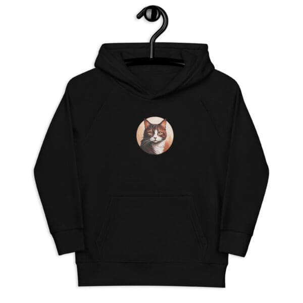 Brown Cats Kids eco hoodie - Image 2