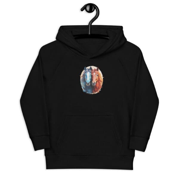 Couple of Horses Kids eco hoodie - Image 4