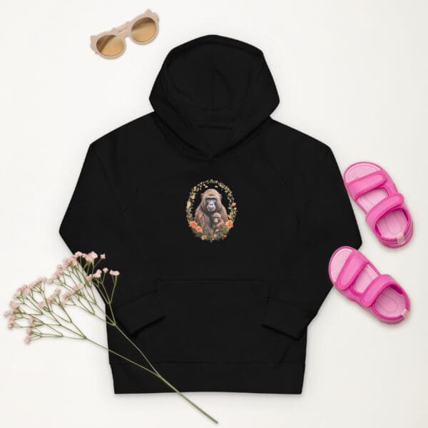 Ape Mother and Baby Kids eco hoodie - Image 2