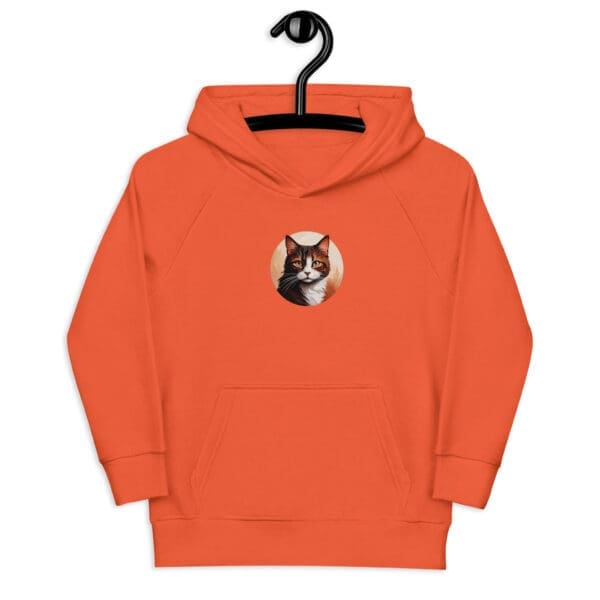 Brown Cats Kids eco hoodie - Image 3