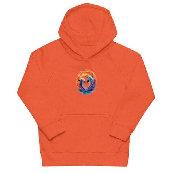 Dolphins Kids eco hoodie - Image 3