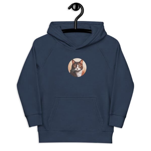 Brown Cats Kids eco hoodie - Image 4