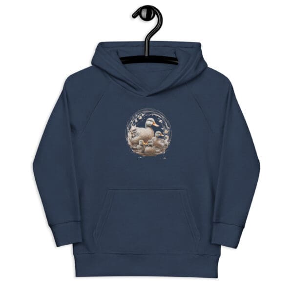 Duck Family Kids eco hoodie - Image 2