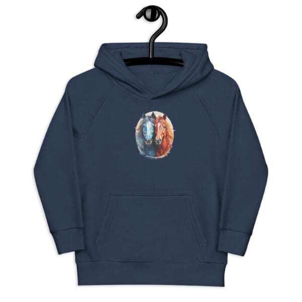 Couple of Horses Kids eco hoodie - Image 2