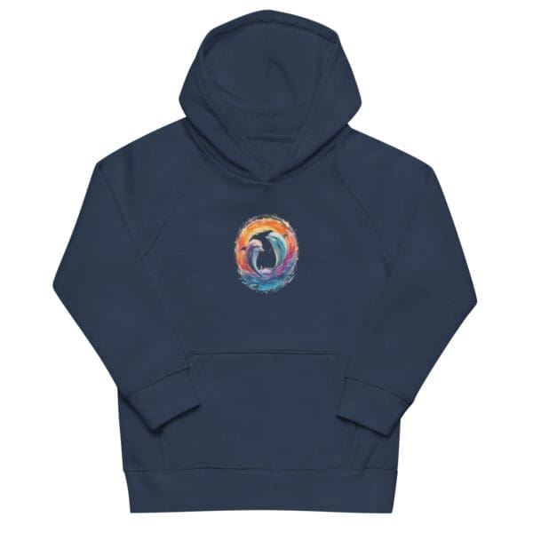 Dolphins Kids eco hoodie - Image 4