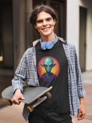 Alien Unisex organic cotton t-shirt