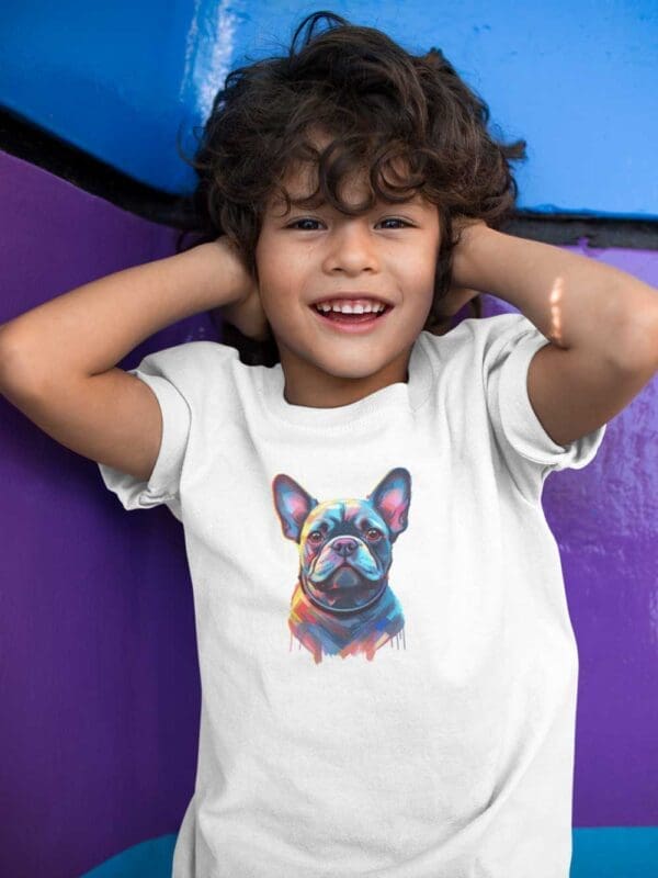 French Bulldog T-shirt, Organic cotton kids t-shirt