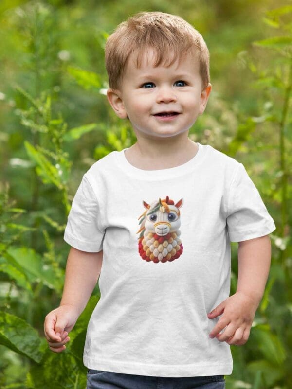 Cute Horse T-shirt, Organic cotton kids t-shirt