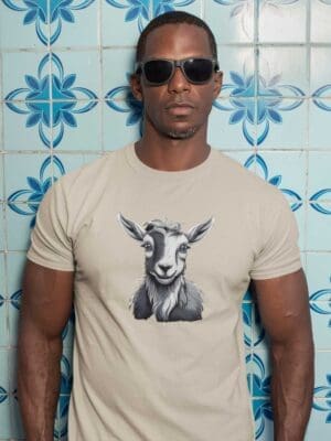 Goat Unisex organic cotton t-shirt