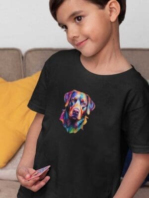 Labrador dog Organic cotton kids t-shirt