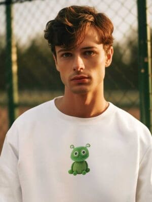 Cute Frog Unisex eco sweatshirt