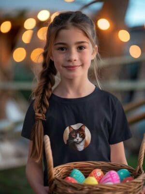 Brown Cat Organic cotton kids t-shirt