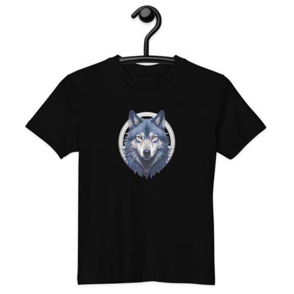 Siberian Wolf Organic cotton kids t-shirt - Image 2
