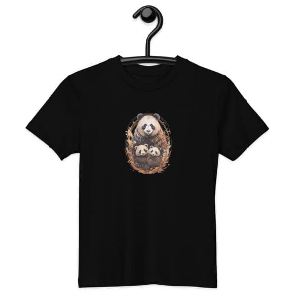 Panda Family Organic cotton kids t-shirt - Image 4