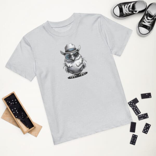 Cool Chicken T-shirt, Organic cotton kids t-shirt - Image 5