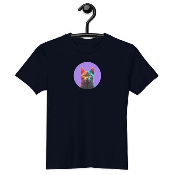 Emoji Cat Organic cotton kids t-shirt - Image 2