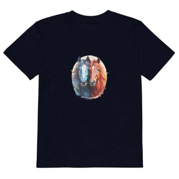 Couple of Horses Organic cotton kids t-shirt - Image 3