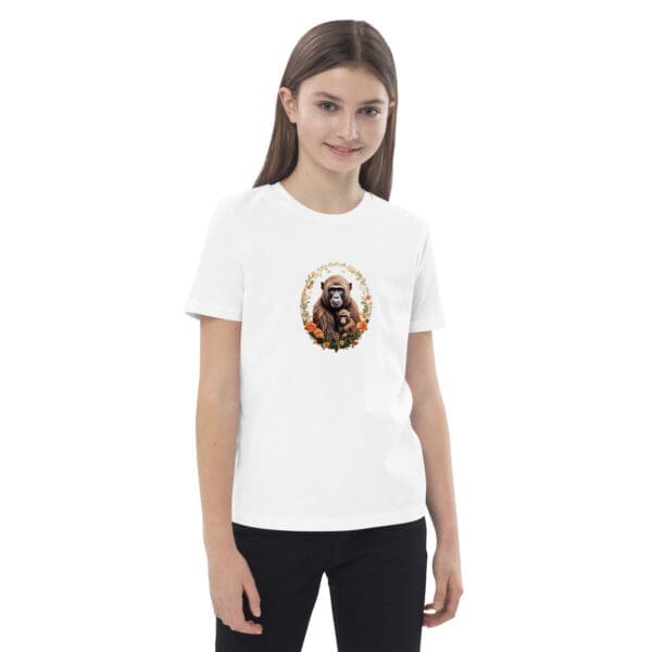 Ape Mother and Baby Organic cotton kids t-shirt - Image 4