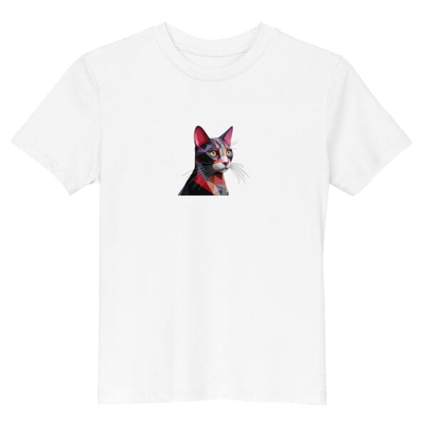 Abstract Cat Organic cotton kids t-shirt - Image 3