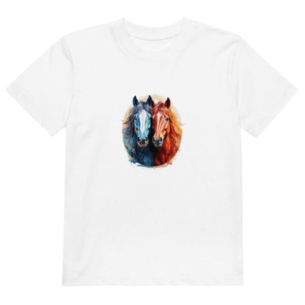 Couple of Horses Organic cotton kids t-shirt - Image 4