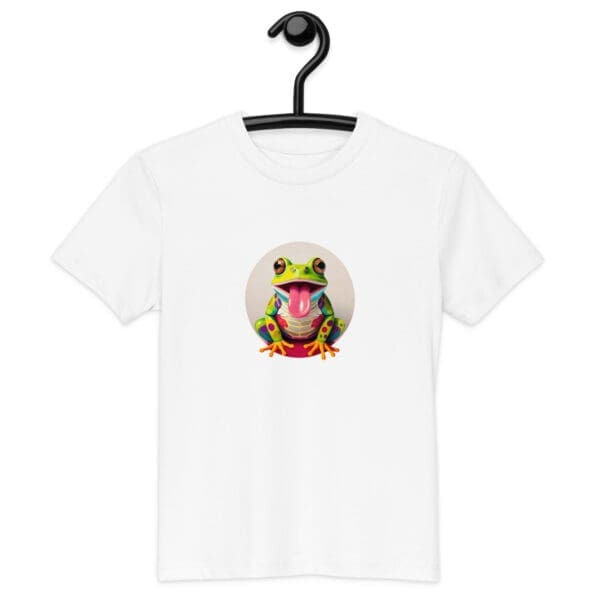 Colorful Frog Organic cotton kids t-shirt - Image 4