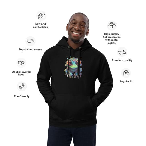 Frog Premium eco hoodie - Image 3