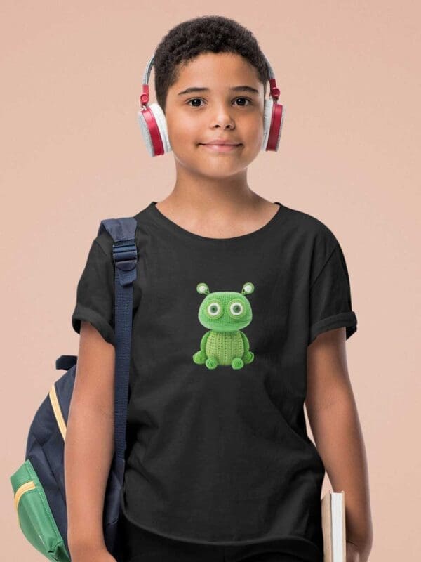 Cute Frog Organic cotton kids t-shirt