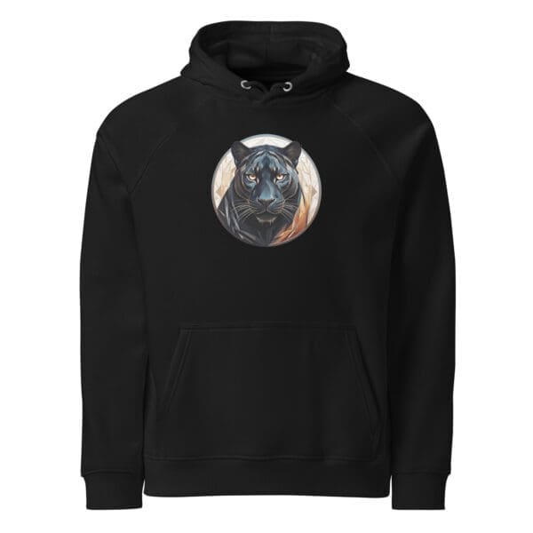 Black Panther Unisex eco raglan hoodie - Image 7