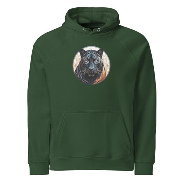 Black Panther Unisex eco raglan hoodie - Image 4
