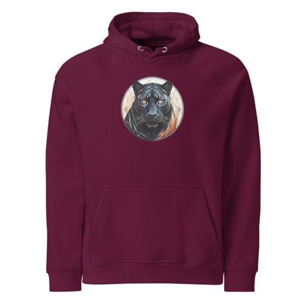 Black Panther Unisex eco raglan hoodie - Image 2