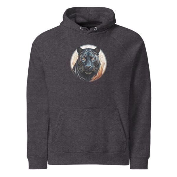 Black Panther Unisex eco raglan hoodie - Image 3
